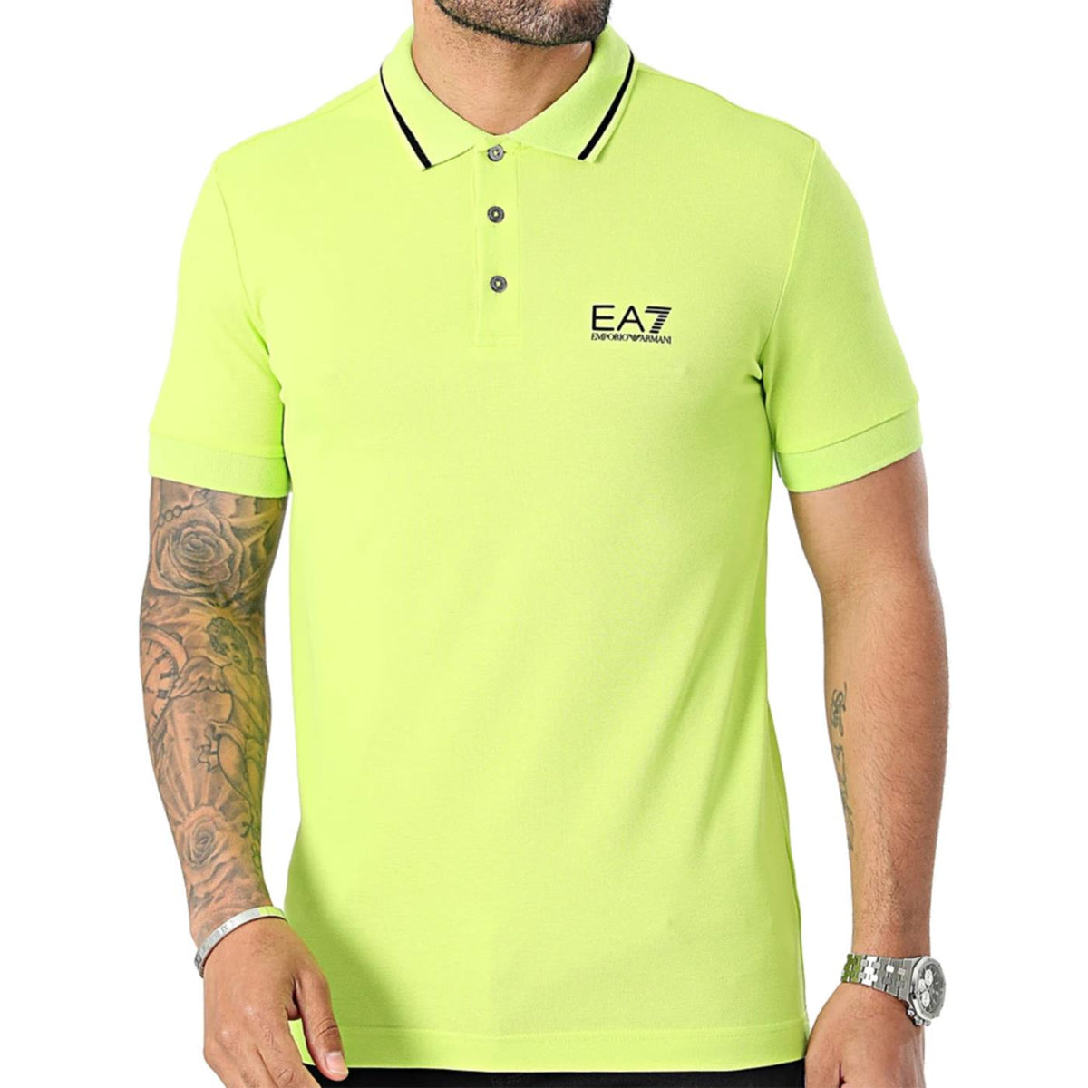 EMPORIO ARMANI 7 EA7 TRAIN CORE ID POLO PIQUET