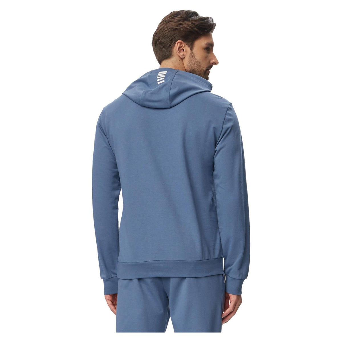 EMPORIO ARMANI 7 EA7 TRAIN CORE ID M HOODIE - Denim - vista 2