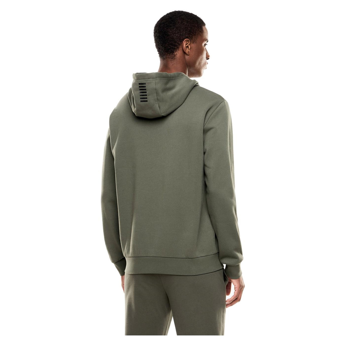 EMPORIO ARMANI 7 EA7 TRAIN CORE ID M HOODIE - Verde militare - vista 3