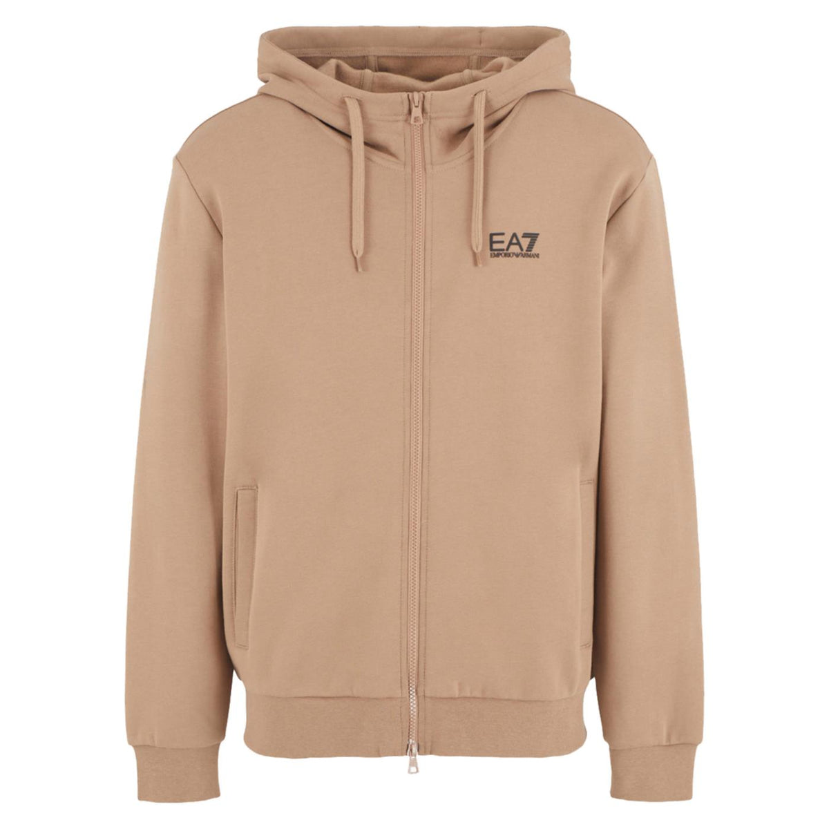 EMPORIO ARMANI 7 EA7 TRAIN CORE ID M HOODIE FZ - Beige - immagine principale