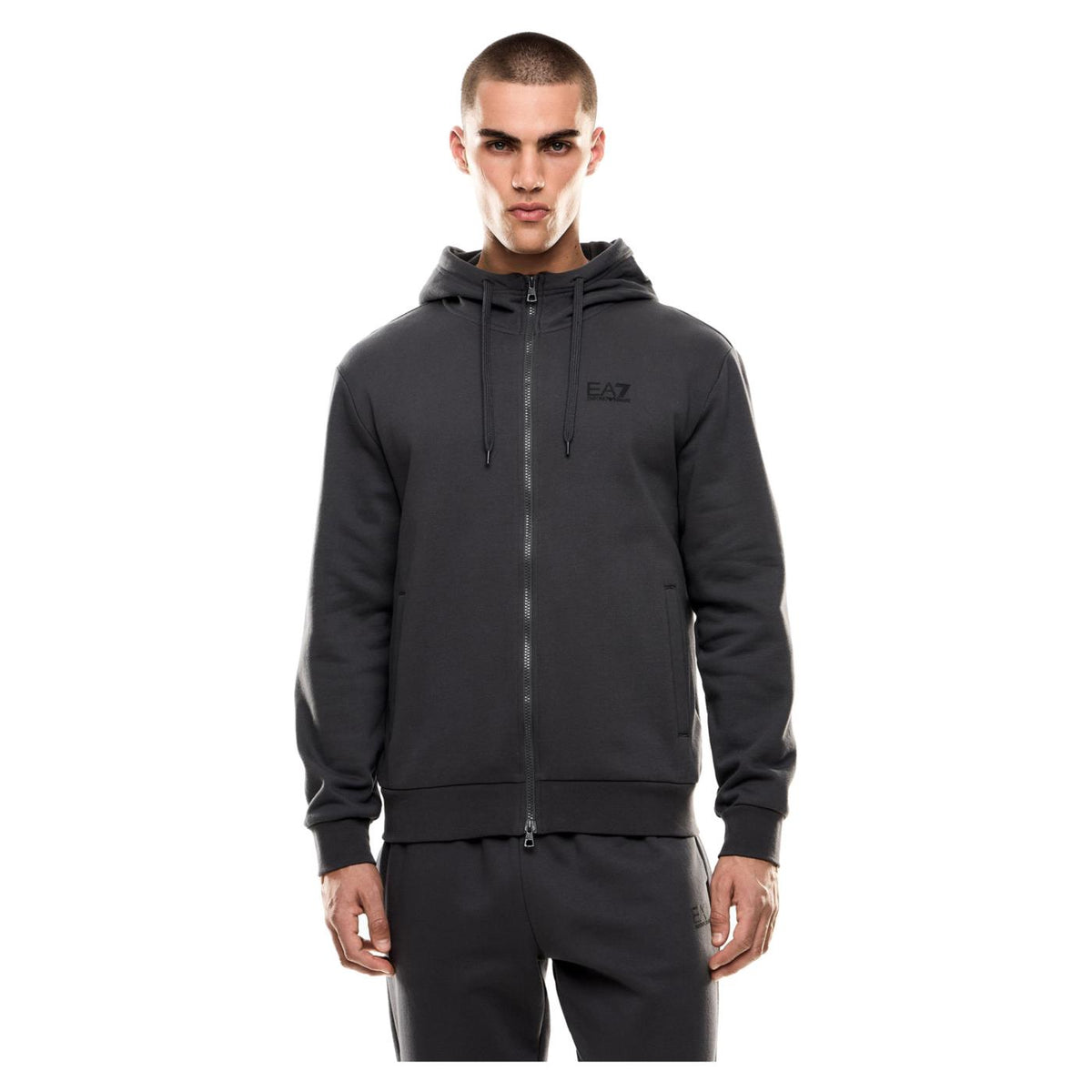 EMPORIO ARMANI 7 EA7 TRAIN CORE ID M HOODIE FZ - seconda immagine
