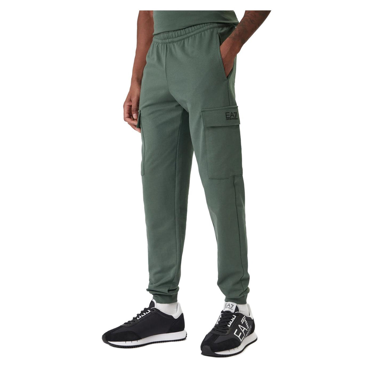 EMPORIO ARMANI 7 EA7 TRAIN CORE ID CARGO PANTS - Militare - immagine principale