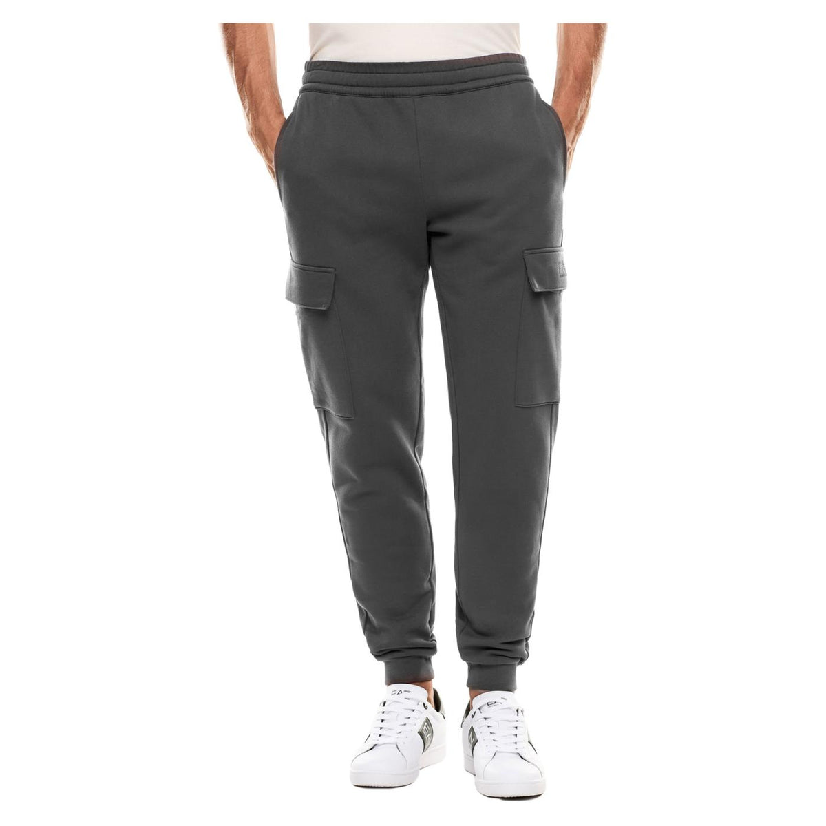 EMPORIO ARMANI 7 EA7 TRAIN CORE ID M CARGO - Grigio scuro - vista 2