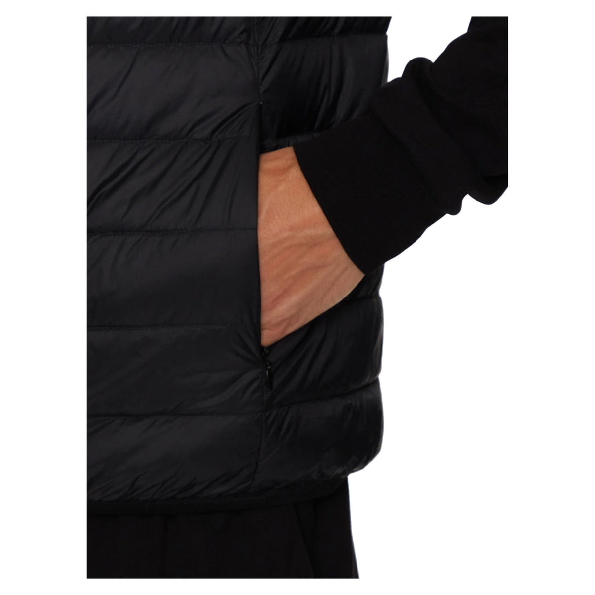 EMPORIO ARMANI 7 EA7 TRAIN DOWN LIGHT VEST - Nero - vista 4