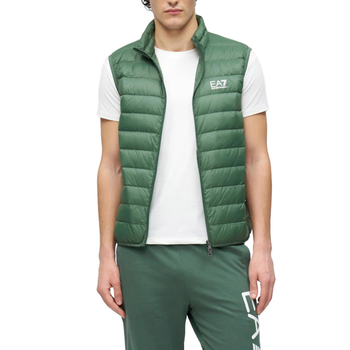 EMPORIO ARMANI 7 EA7 TRAIN DOWN LIGHT VEST - Verde - immagine principale