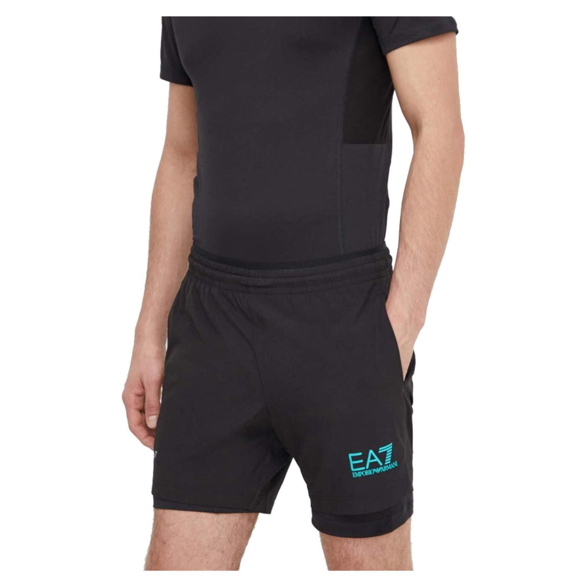 EMPORIO ARMANI 7 EA7 VIGOR7 M SHORTS 2IN1 - seconda immagine