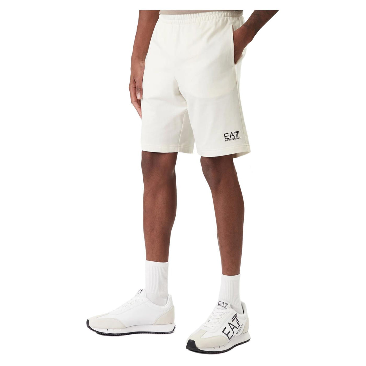 EMPORIO ARMANI 7 EA7 TRAIN CORE ID M BERMUDA - Bianco - immagine principale