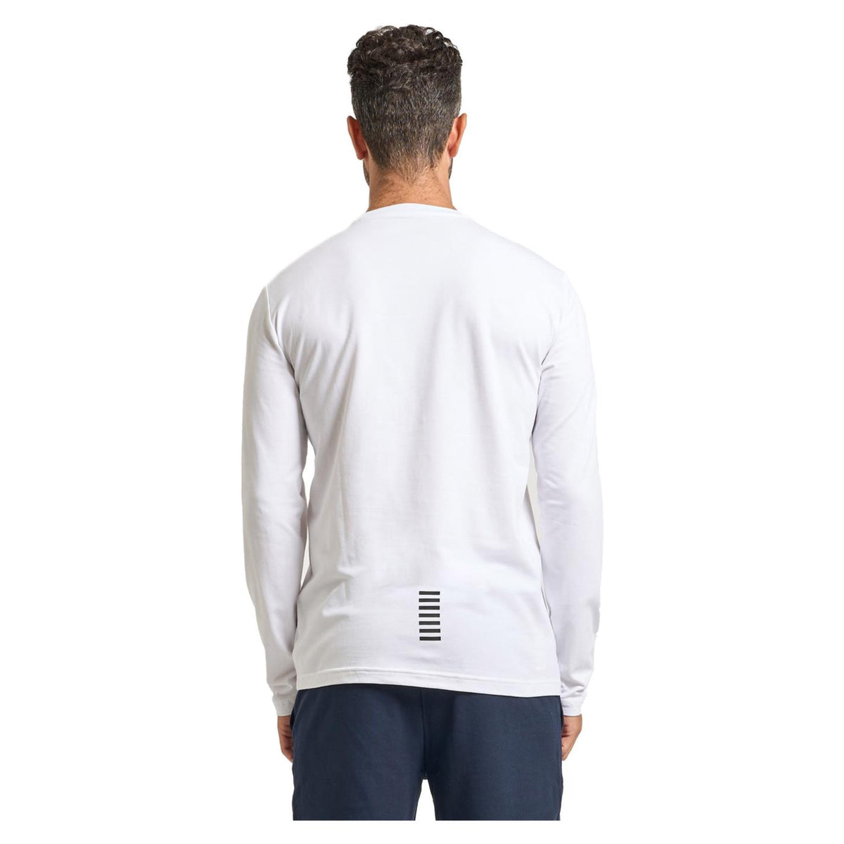EMPORIO ARMANI 7 EA7 TRAIN CORE ID M TEE LS - Bianco - vista 2