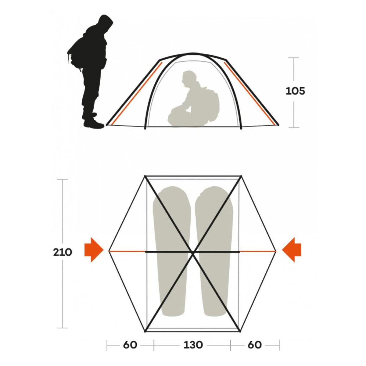 FERRINO TENDA RIFT 2
