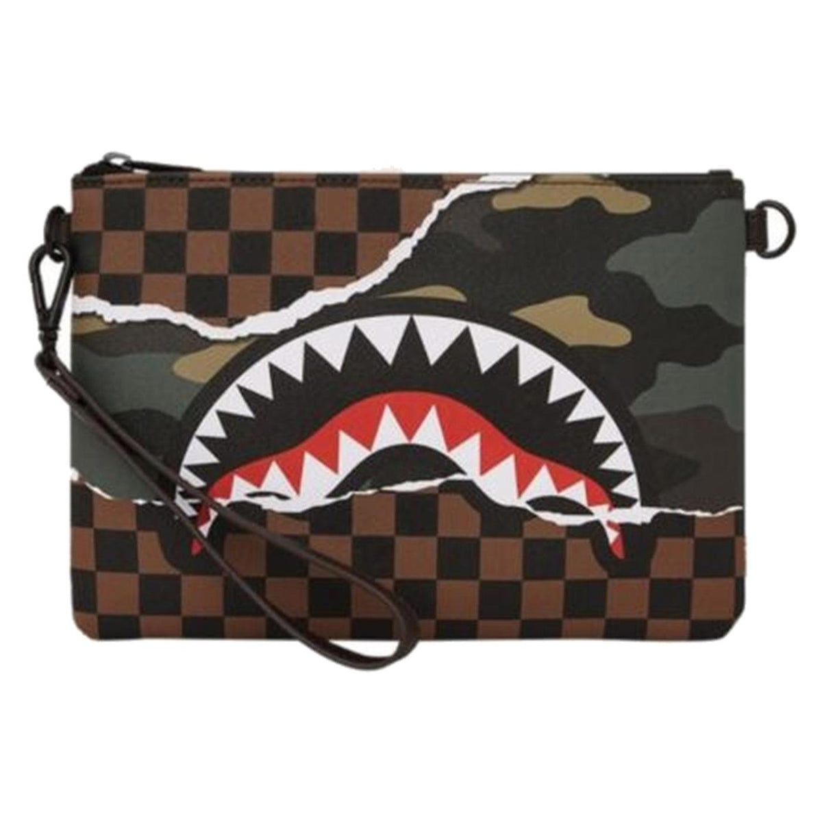 SPRAYGROUND TEAR IT UP CAMO CLUTCH