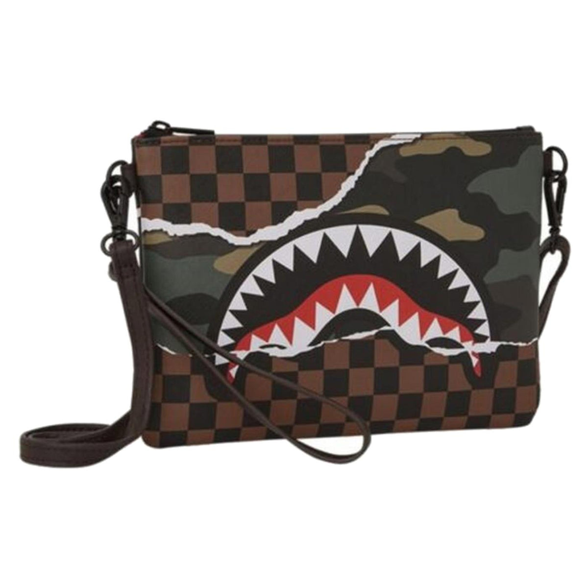 SPRAYGROUND TEAR IT UP CAMO CLUTCH - seconda immagine