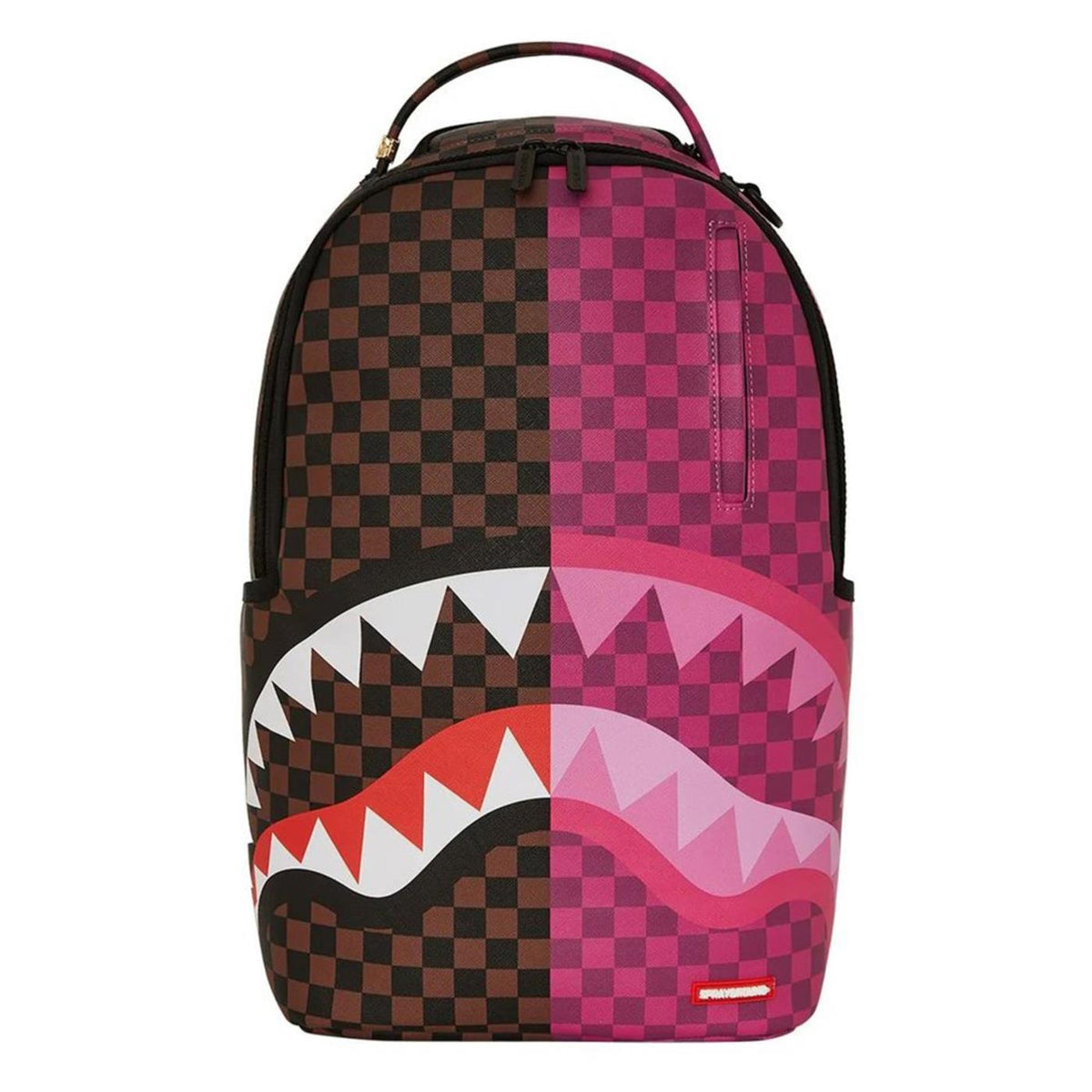 SPRAYGROUND SPLIT SIP PINK CHECK