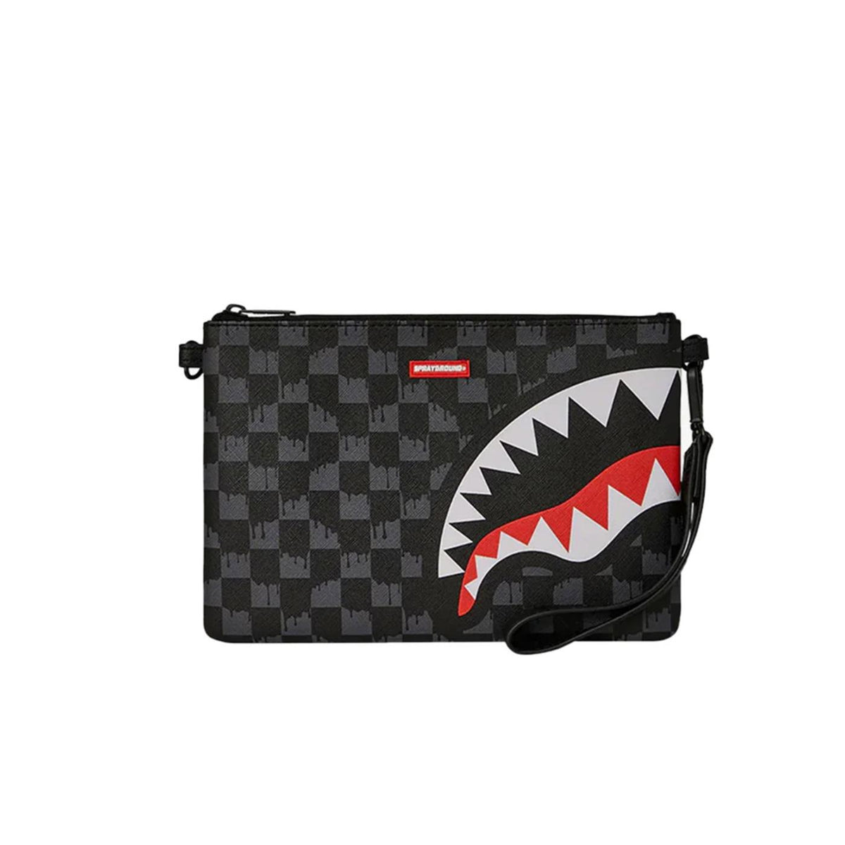 SPRAYGROUND DRIP CHECK SHARK CLUTCH