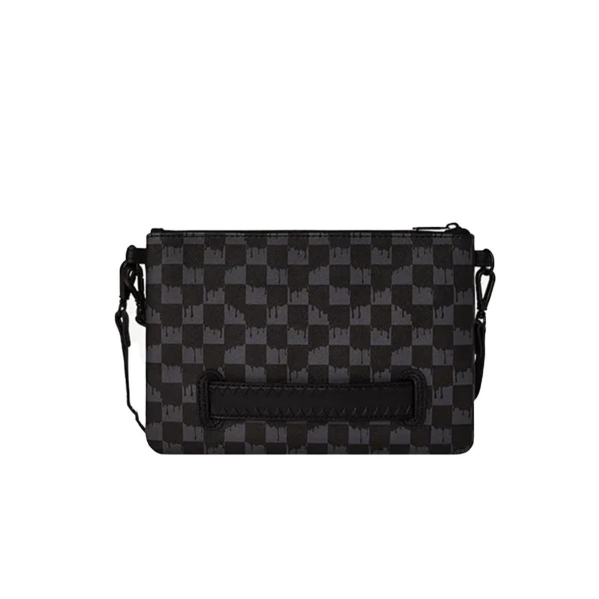 SPRAYGROUND DRIP CHECK SHARK CLUTCH - seconda immagine