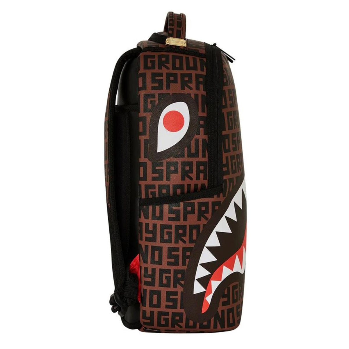 SPRAYGROUND MONEY SPLIT DLX BACKPACK - Marrone scuro - vista 3