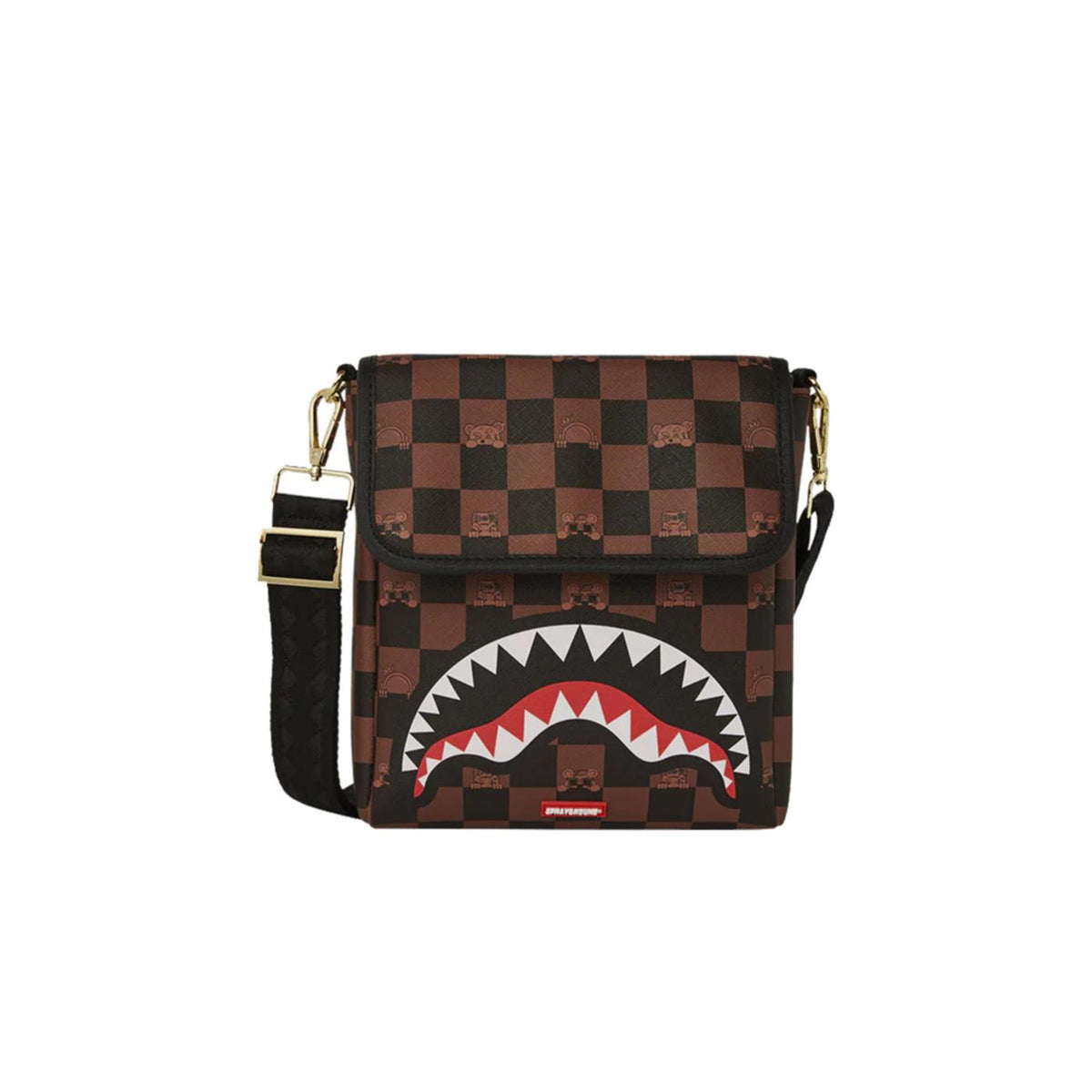 SPRAYGROUND PEEKING CHARACTER CHECK - seconda immagine
