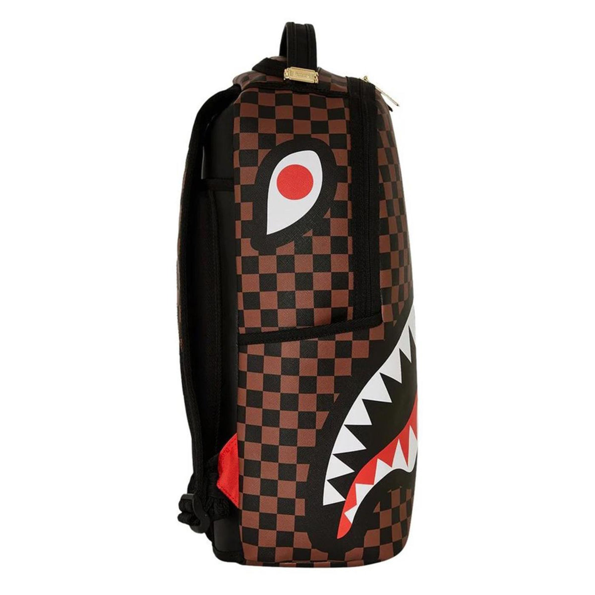 SPRAYGROUND SHARKS IN PARIS LOST FOUN - Marrone scuro - vista 3