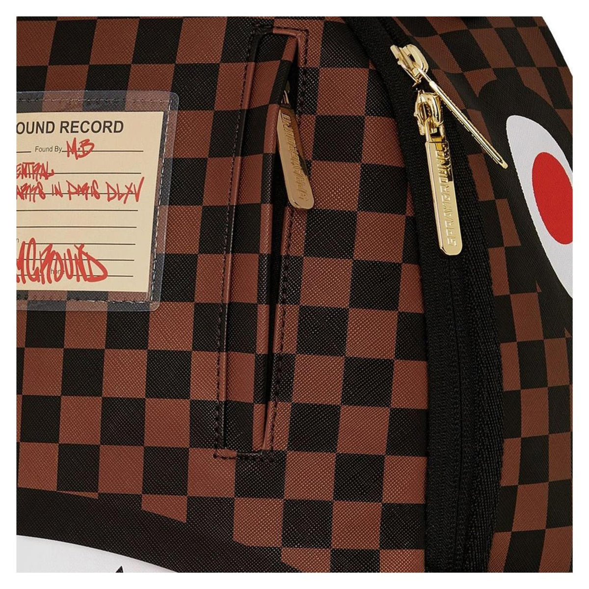 SPRAYGROUND SHARKS IN PARIS LOST FOUN - Marrone scuro - vista 4