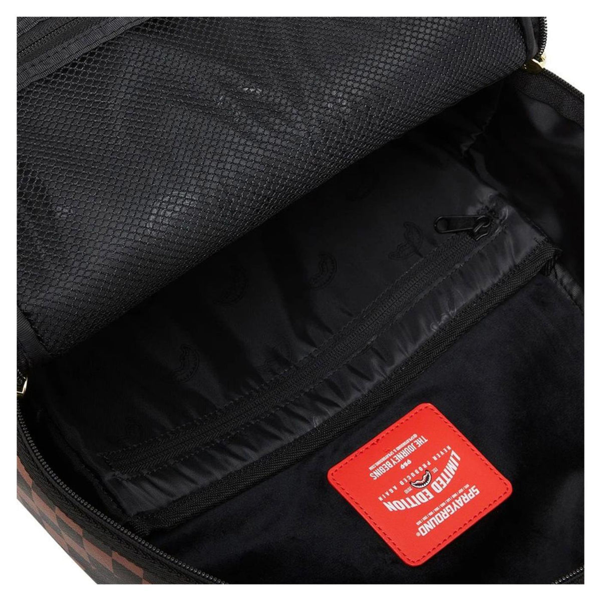SPRAYGROUND SHARKS IN PARIS LOST FOUN - Marrone scuro - vista 5