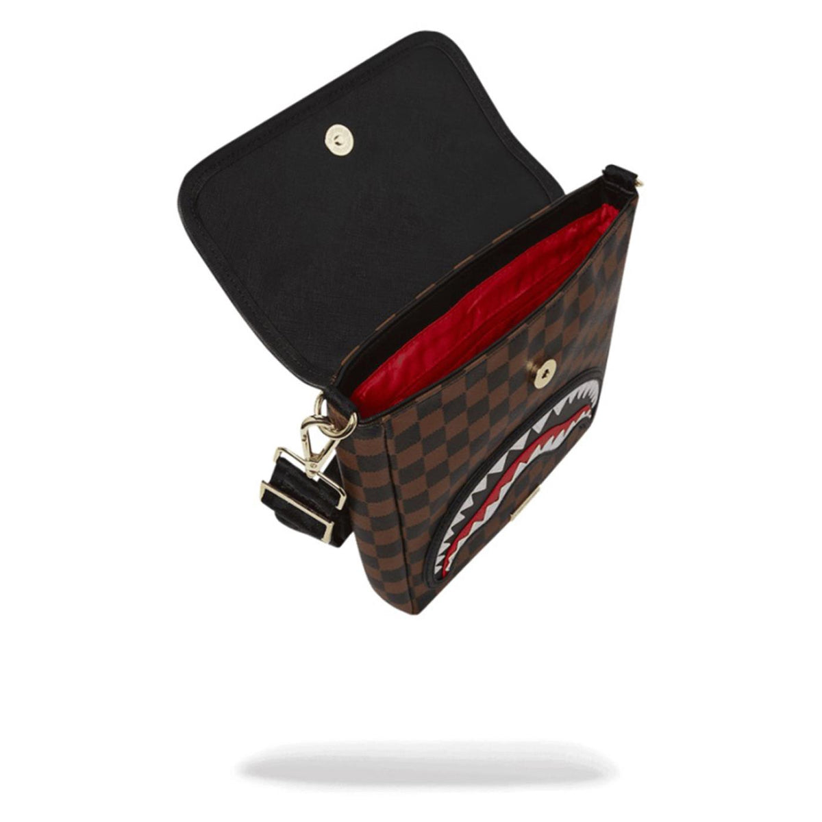 SPRAYGROUND SAWTOOTH SHARKS IN PARIS - Marrone scuro - vista 3