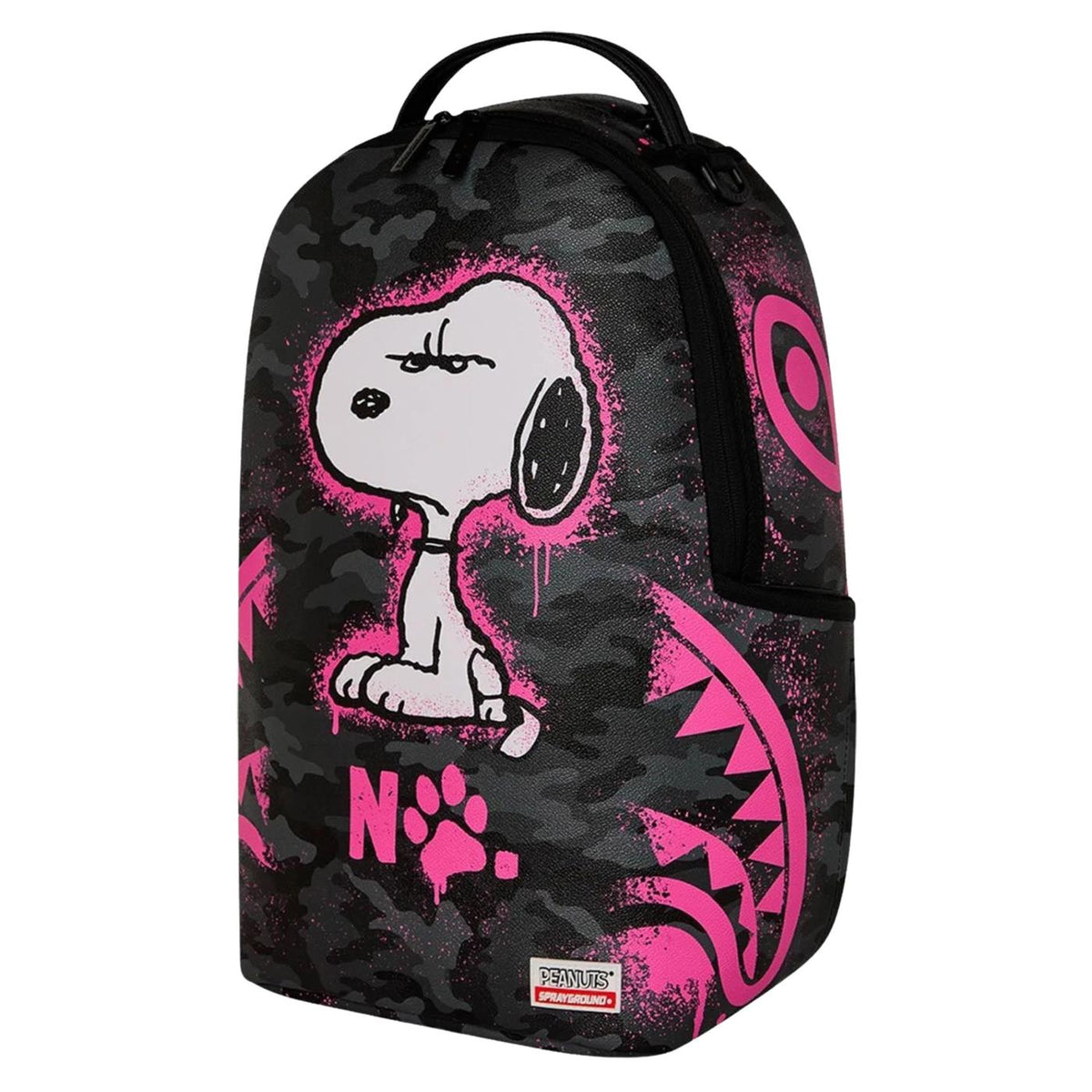 SPRAYGROUND SNOOPY PINK STENCIL - Nero - vista 3