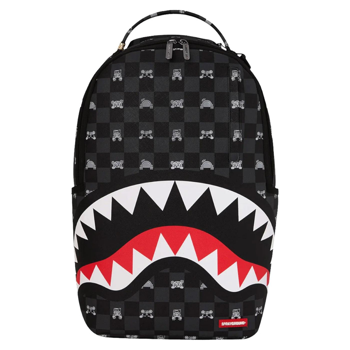 SPRAYGROUND GRAY PEEKING CHARACTER - Grigio scuro - immagine principale