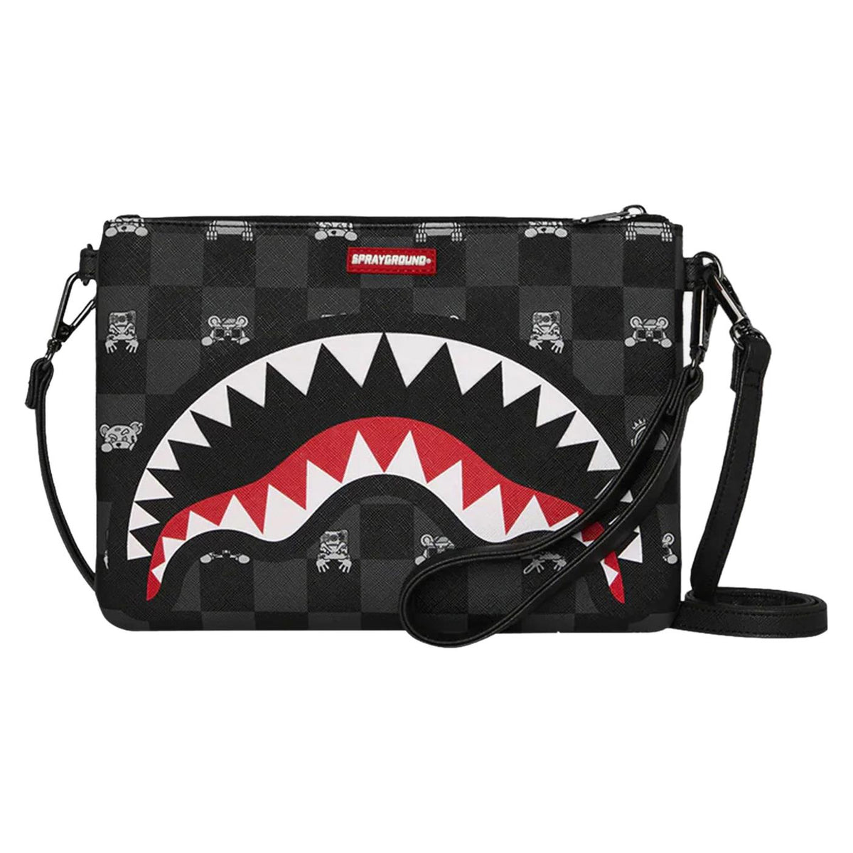 SPRAYGROUND GRAY PEEKING CHARACTER