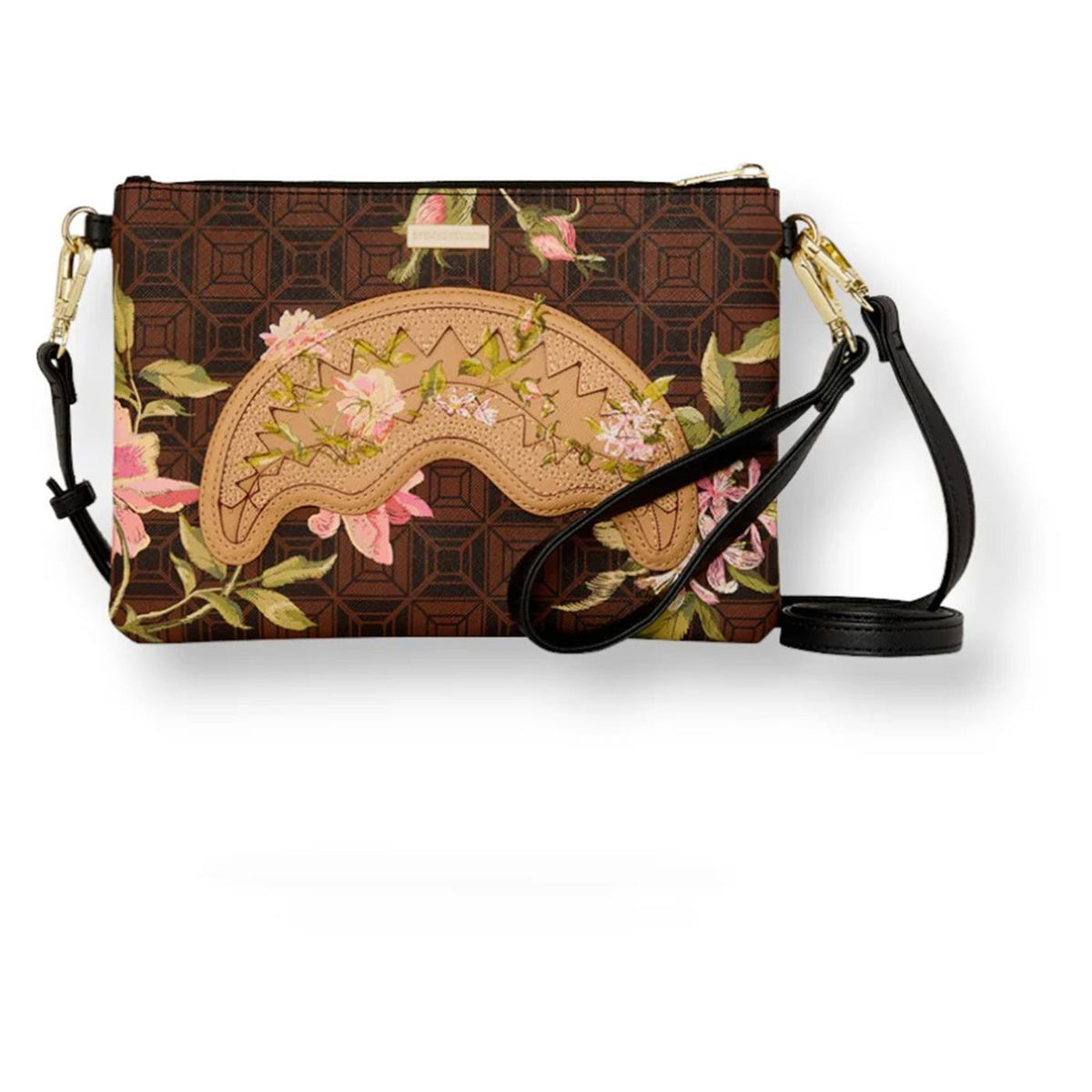 SPRAYGROUND AI HENNY FLORAL CROSSOVER - C1-marrone-s - immagine principale