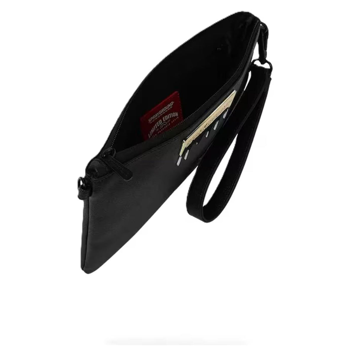 SPRAYGROUND GOLD BRICK LUXE CROSSOVER - Nero - vista 4