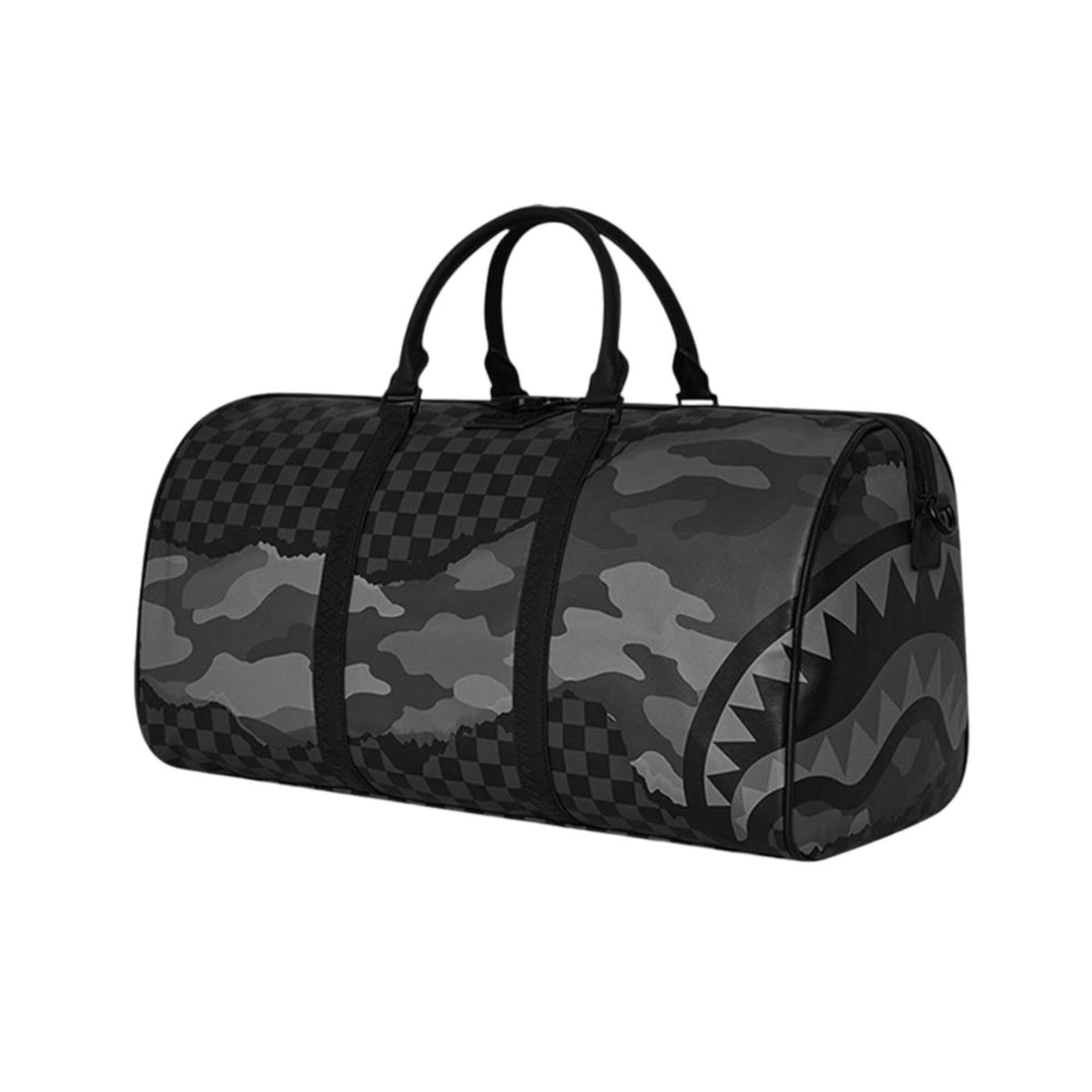 SPRAYGROUND SPLIT UP CAMO TEAR DUFFLE