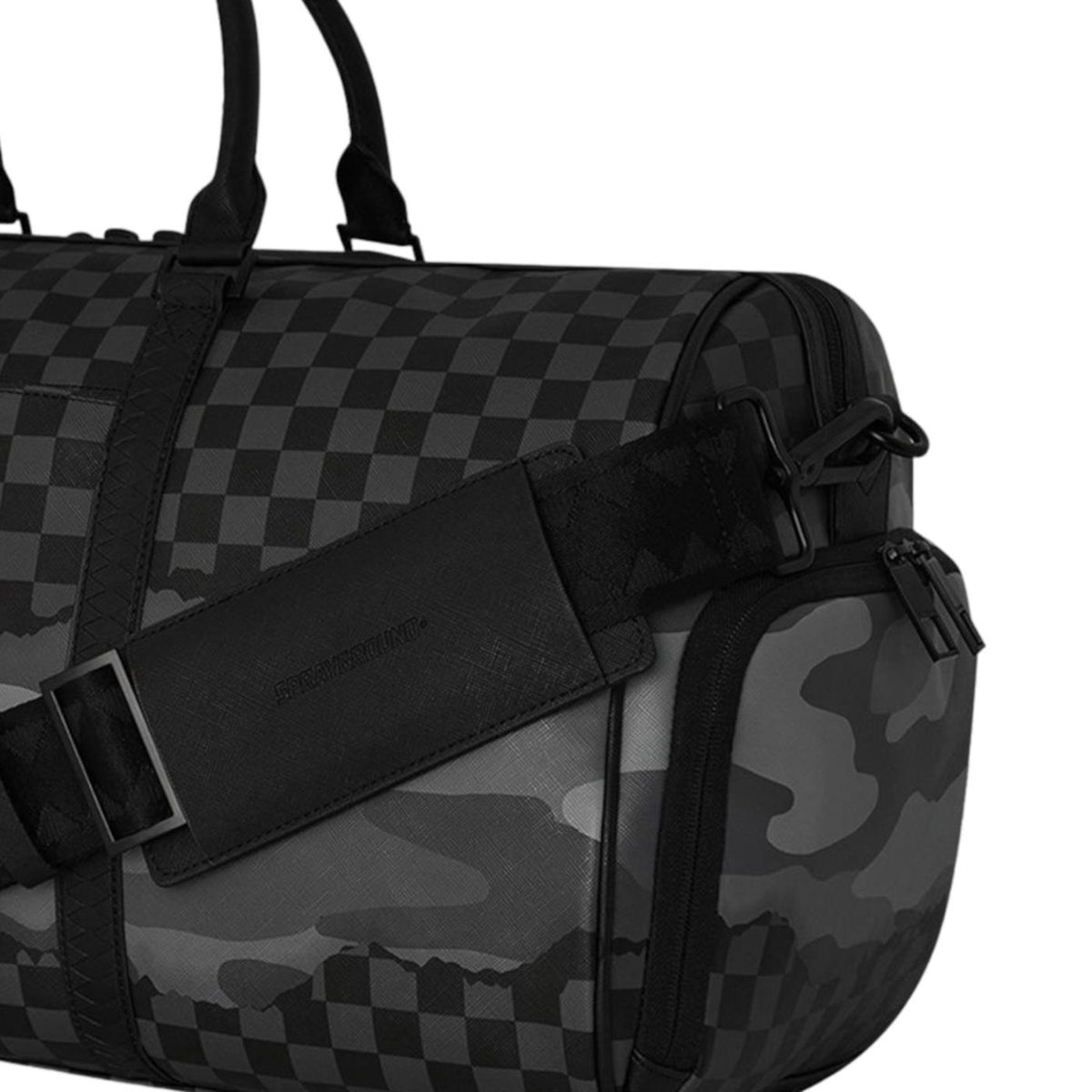 SPRAYGROUND SPLIT UP CAMO TEAR DUFFLE