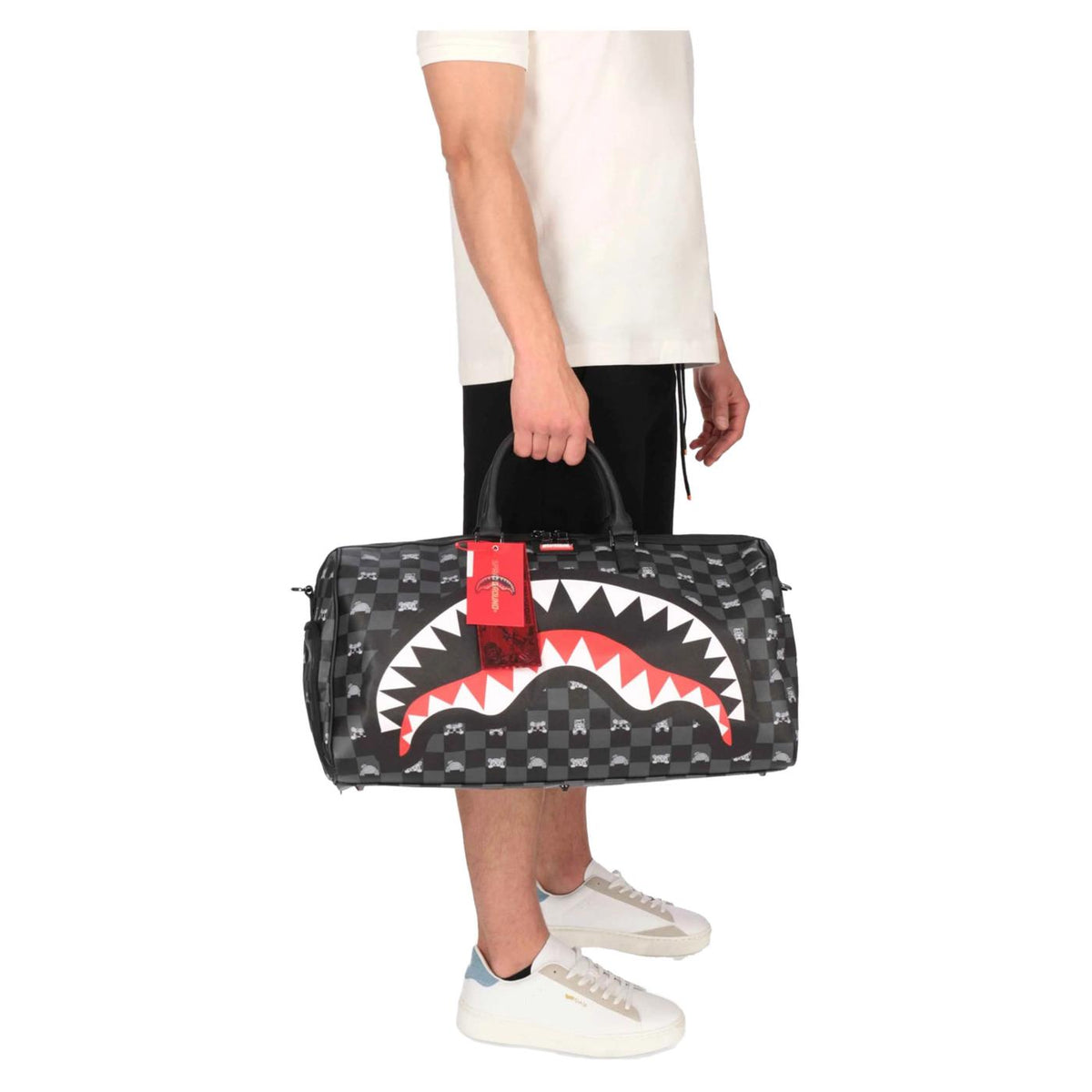 SPRAYGROUND GRAY PEEKING CHARACTER - Grigio scuro - vista 2