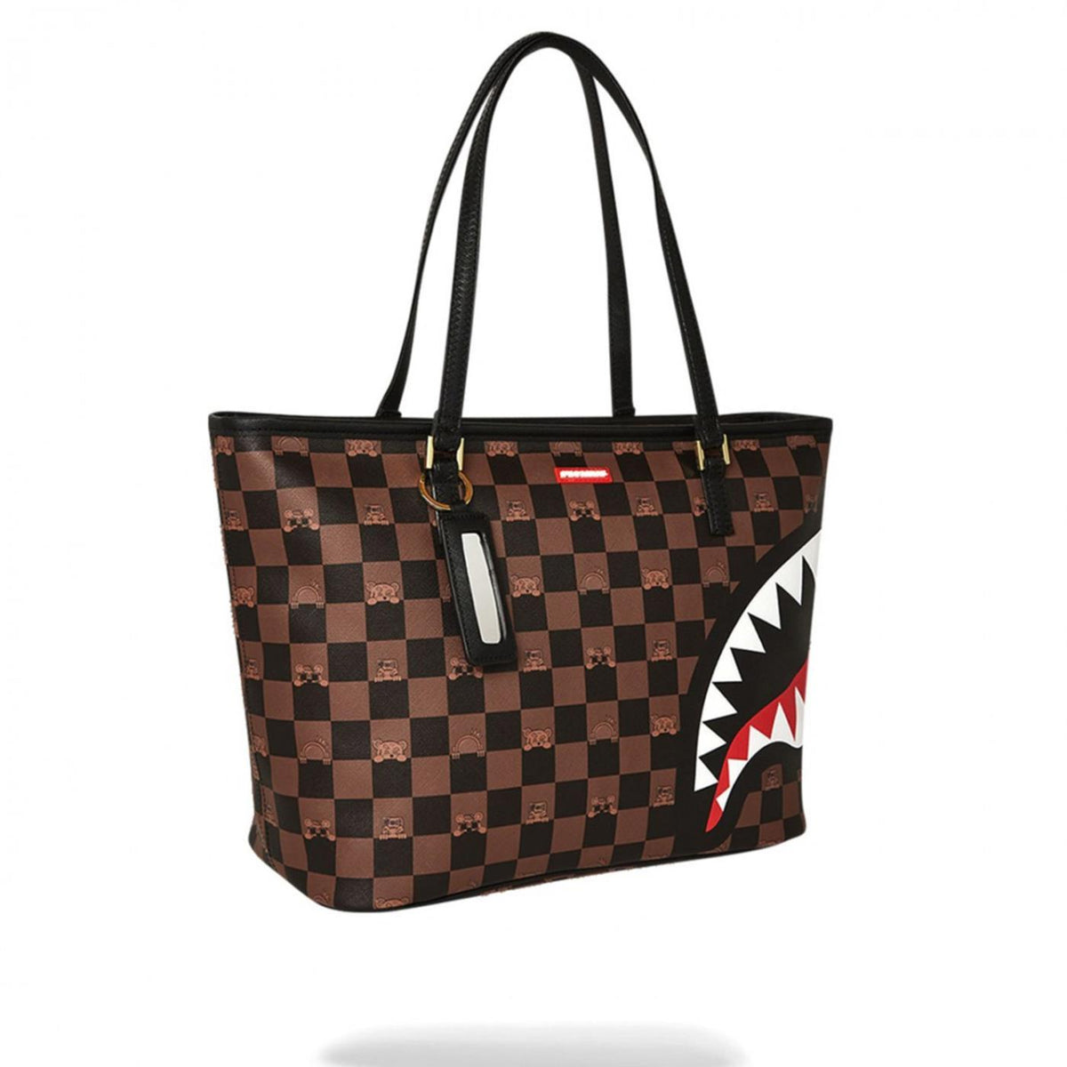 SPRAYGROUND PEEKING CHARACTER CHECK - seconda immagine