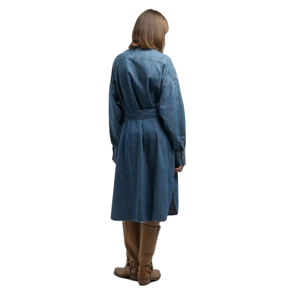 REPLAY MID DENIM CHEMISIER DRESS - seconda immagine