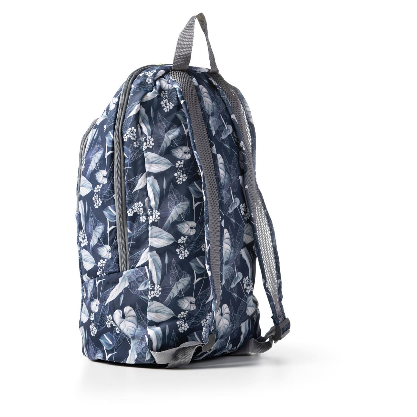 INTEMPO ZAINO RIPIEGABILE PATTERN - Blu - vista 2