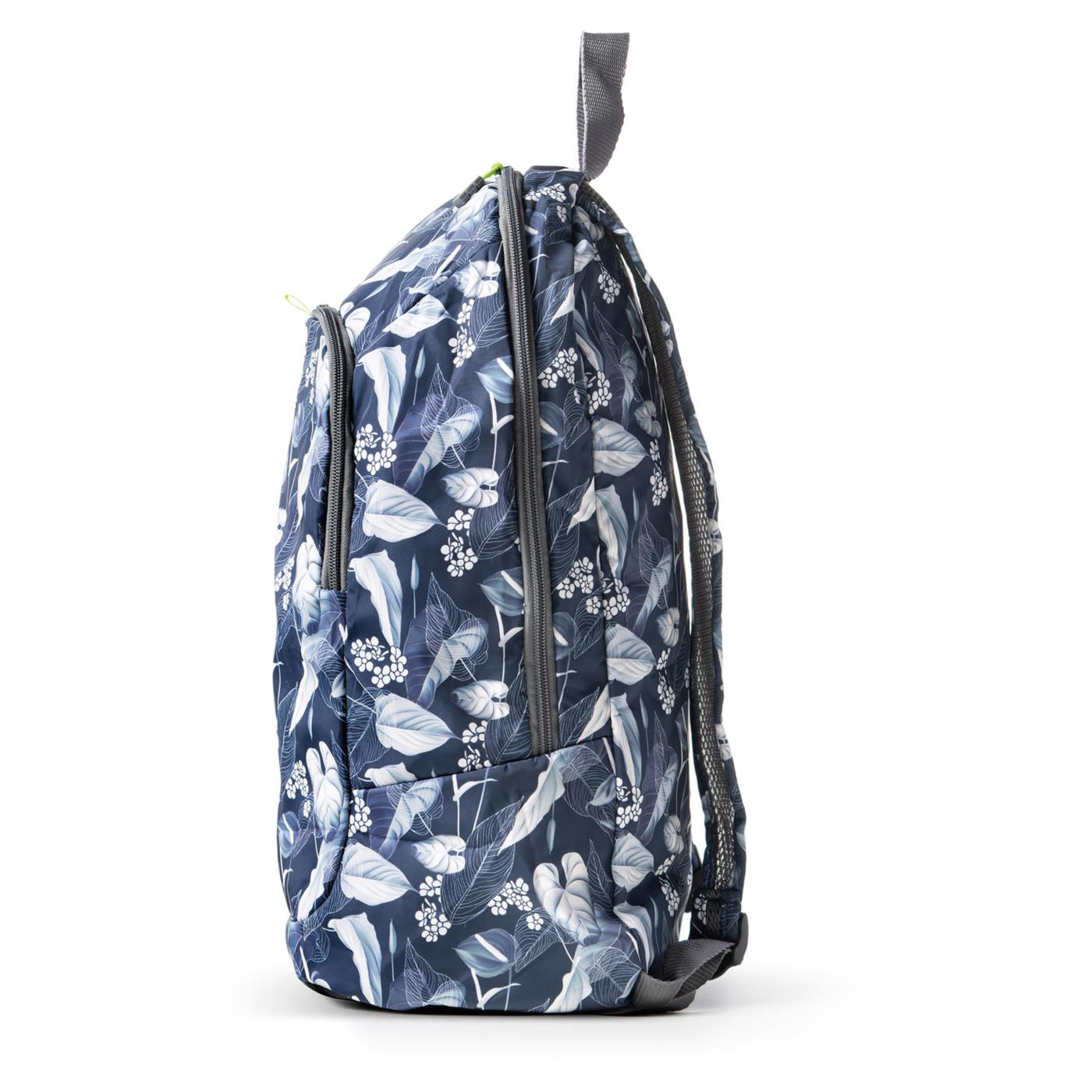INTEMPO ZAINO RIPIEGABILE PATTERN - Blu - vista 3