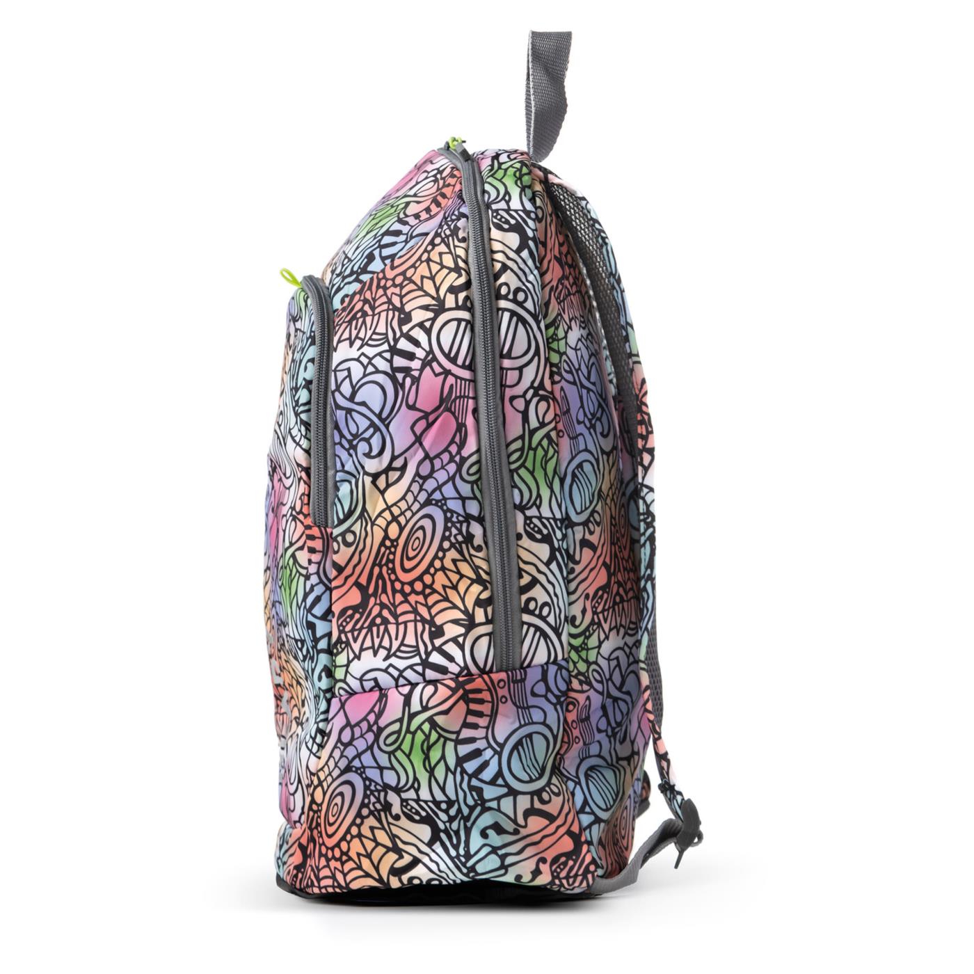 INTEMPO ZAINO RIPIEGABILE PATTERN - Multicolor - vista 4