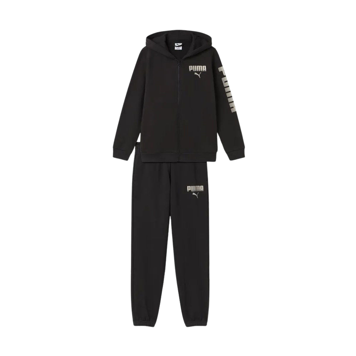 PUMA ESS GRAPHIC SUIT FL JR - Nero - immagine principale