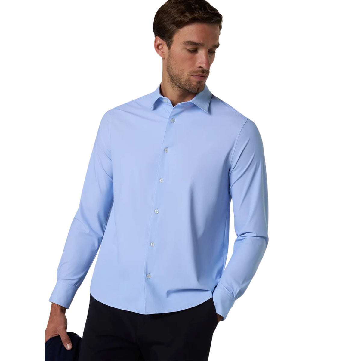NORTH SAILS SHIRT ITALIAN COLLAR LS - Azzurro - immagine principale