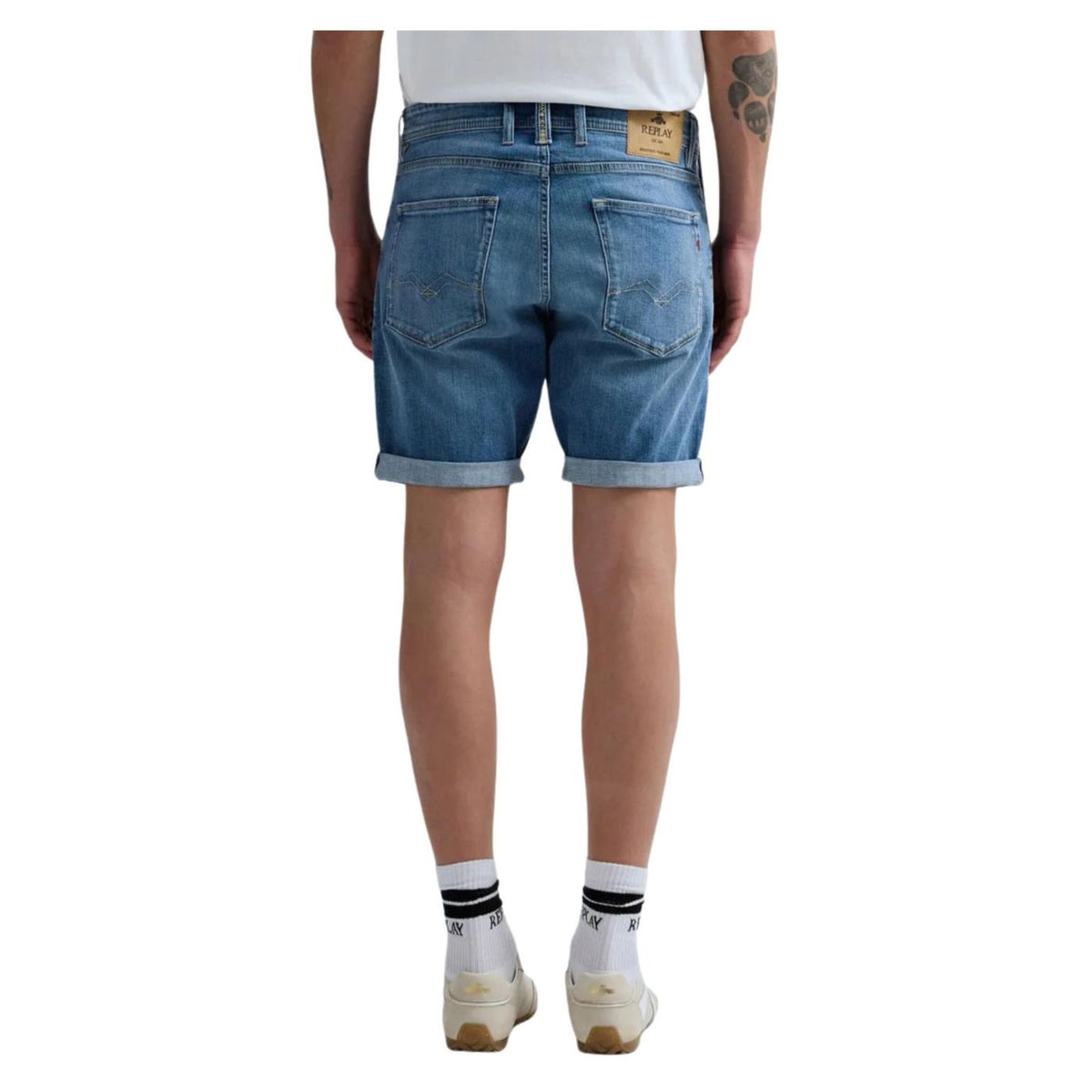REPLAY BERMUDA IN DENIM - Denim - vista 2