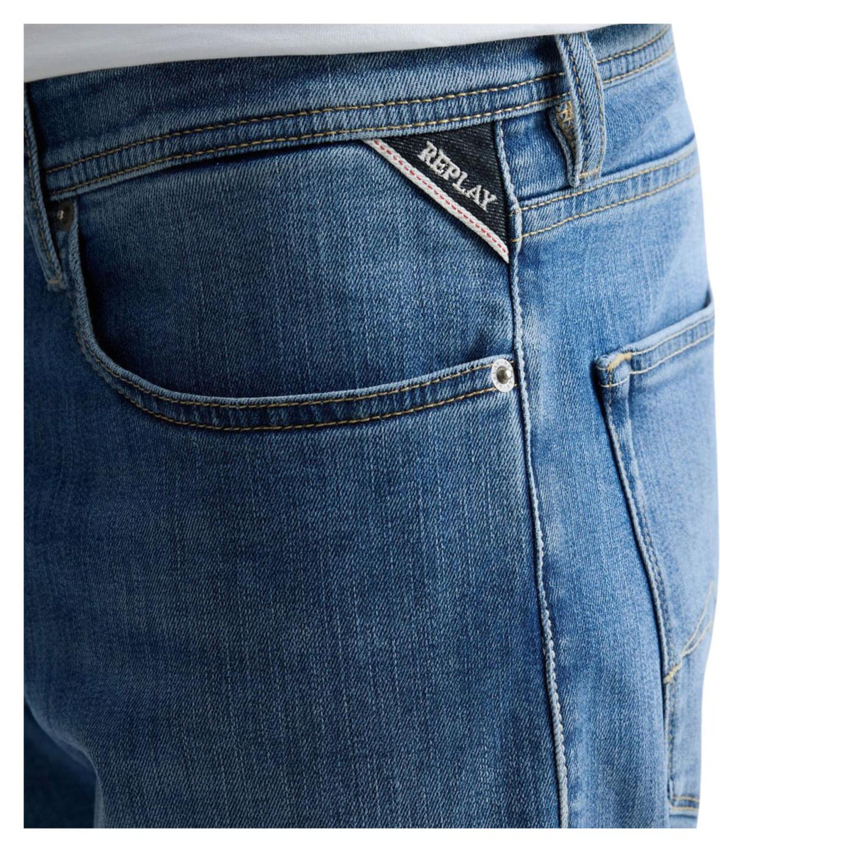REPLAY BERMUDA IN DENIM - Denim - vista 3