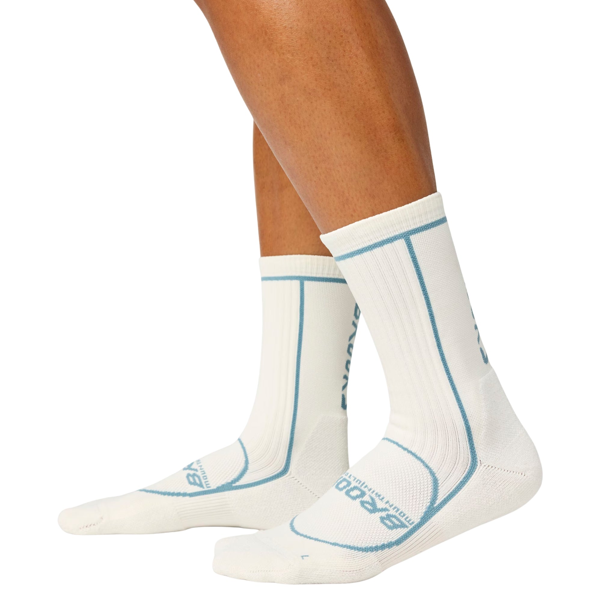 BROOKS CASCADIA CREW SOCKS - Bianco - immagine principale