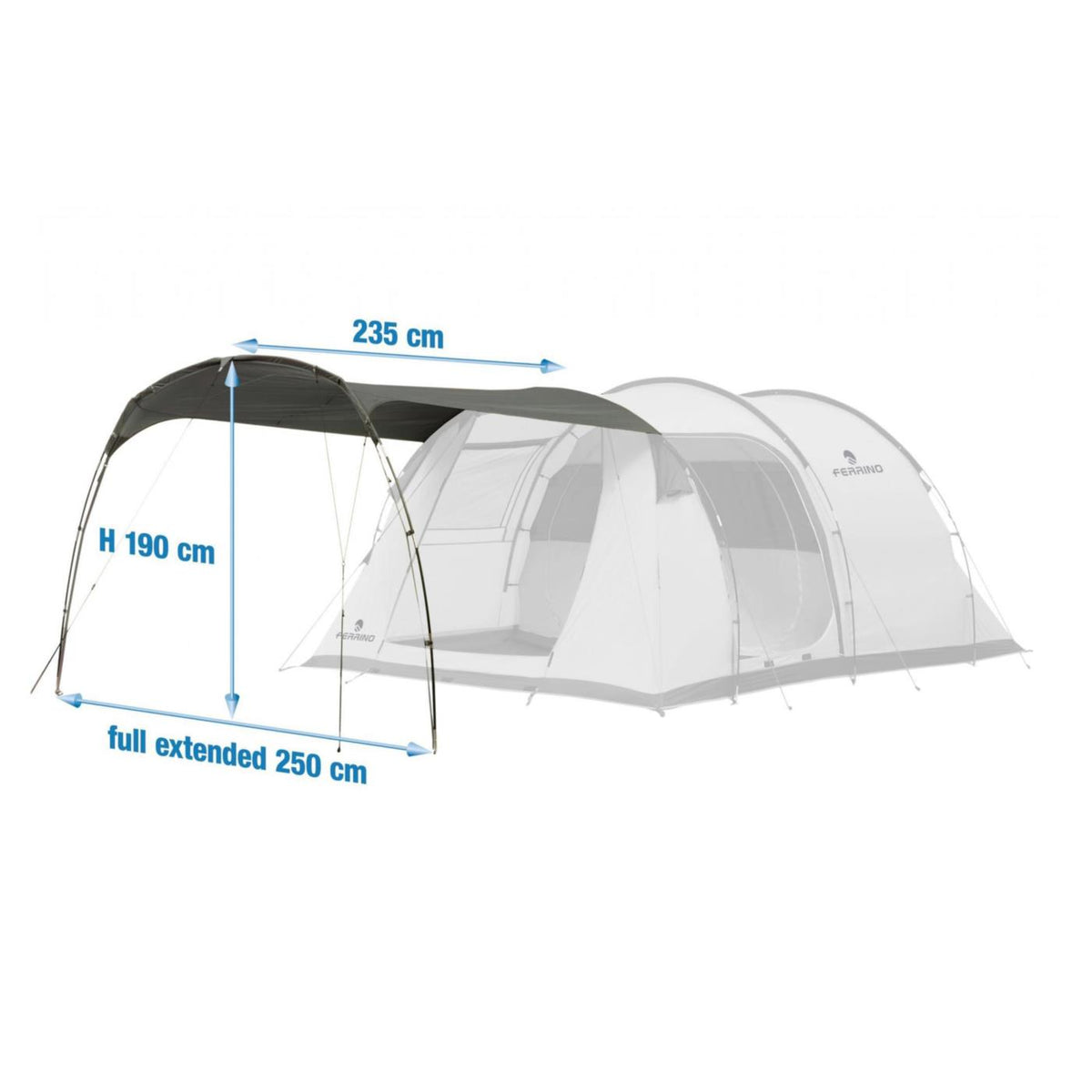 FERRINO TENDA METEORA 4 MATTONE