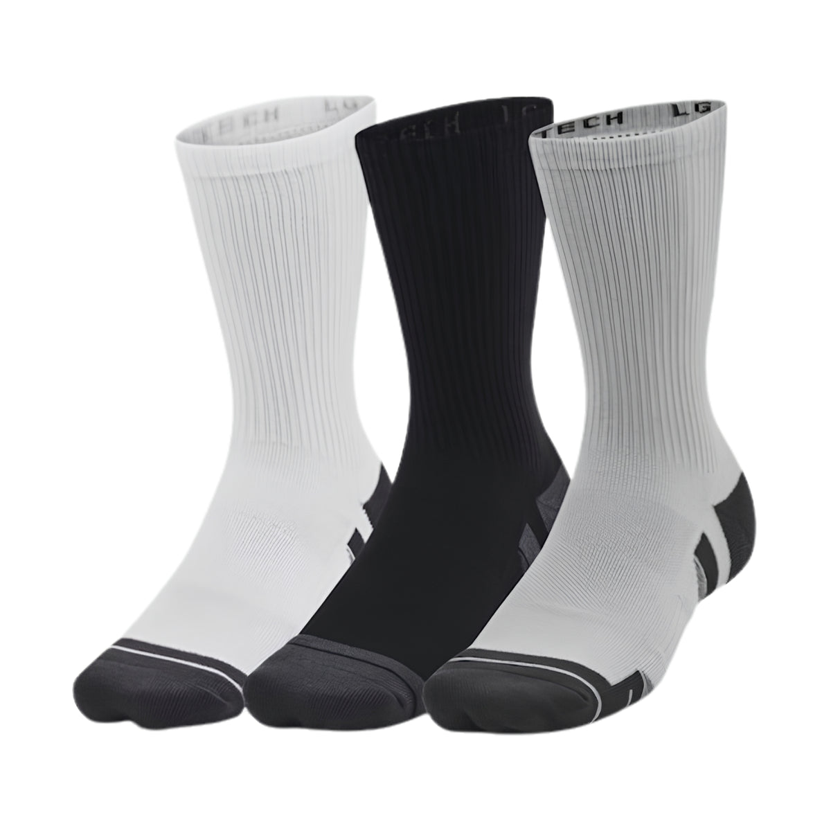 UNDER ARMOUR PERFORMANCE TECH 3PK CREW