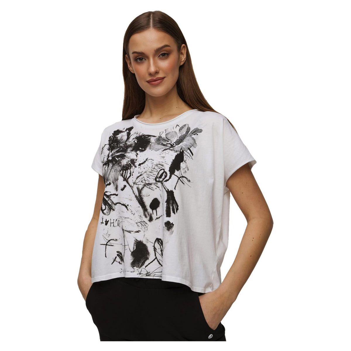 DEHA T-SHIRT CON STAMPA