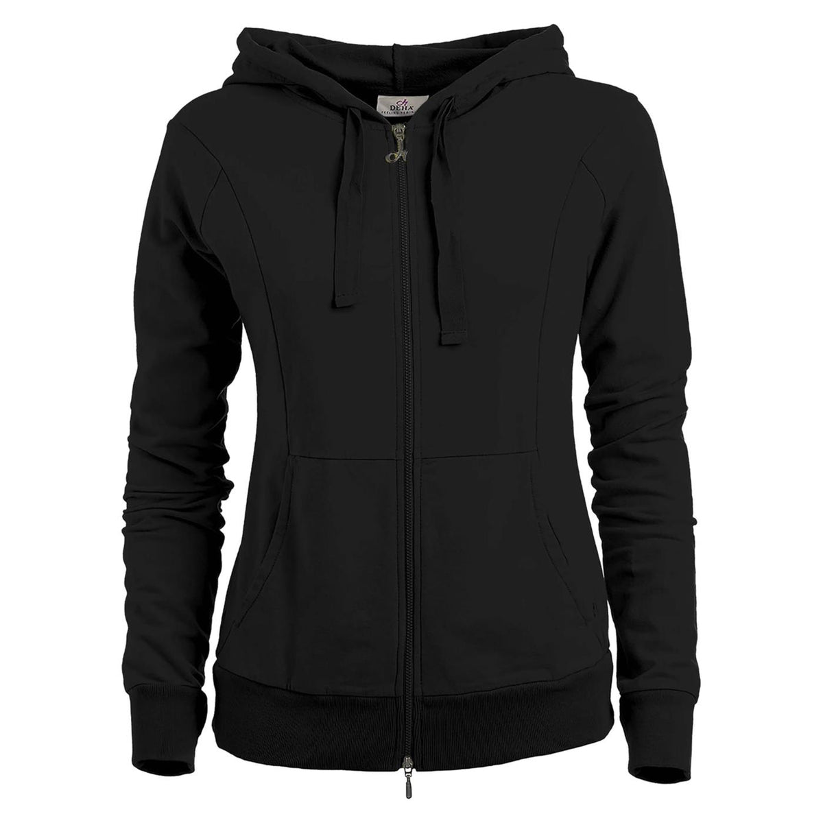 DEHA FULL ZIP FITNESS HOODIE - Nero - immagine principale