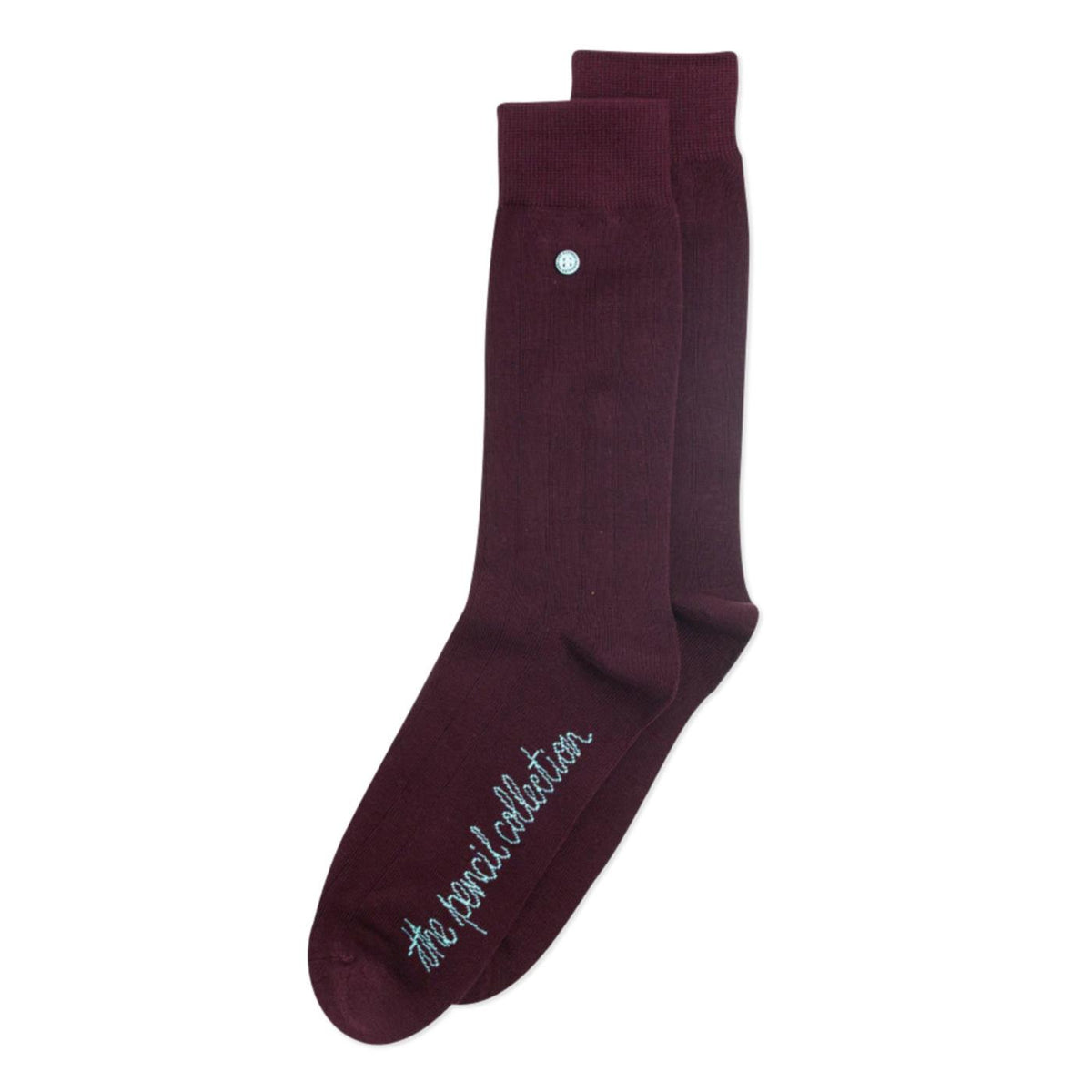 ALFREDO GONZALES PENCIL CLASSIC SOCKS - Bordeaux - immagine principale