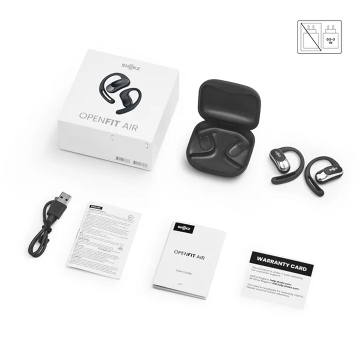 SHOKZ OPENFIT AIR BLACK - Nero - vista 6