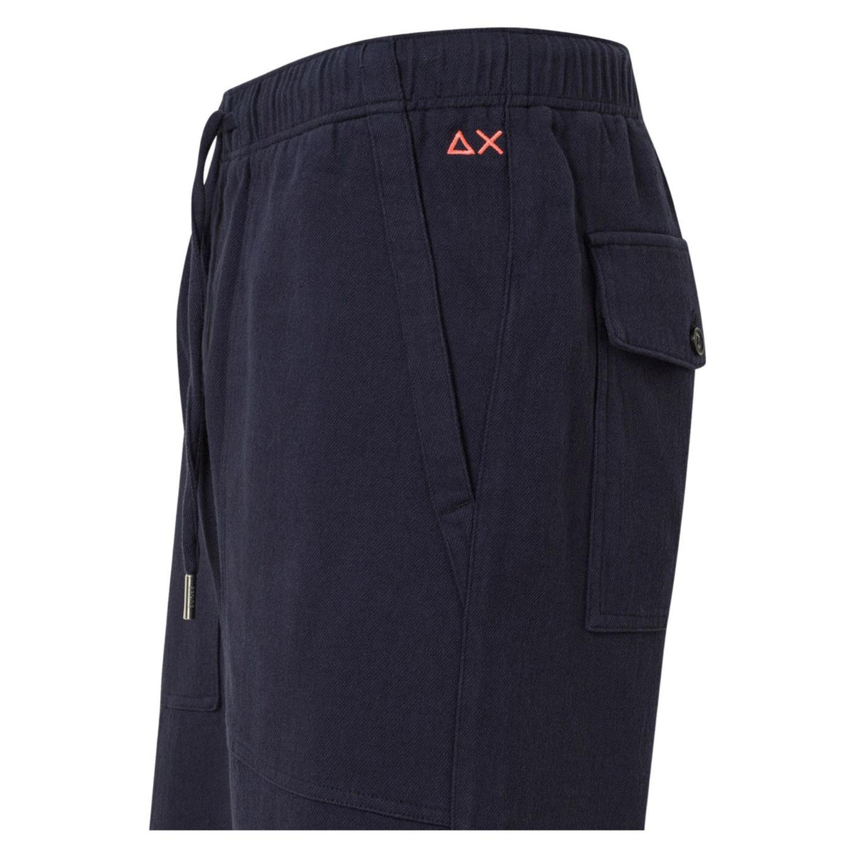 SUN68 SHORT FATIGUE LINEN BEACH - seconda immagine