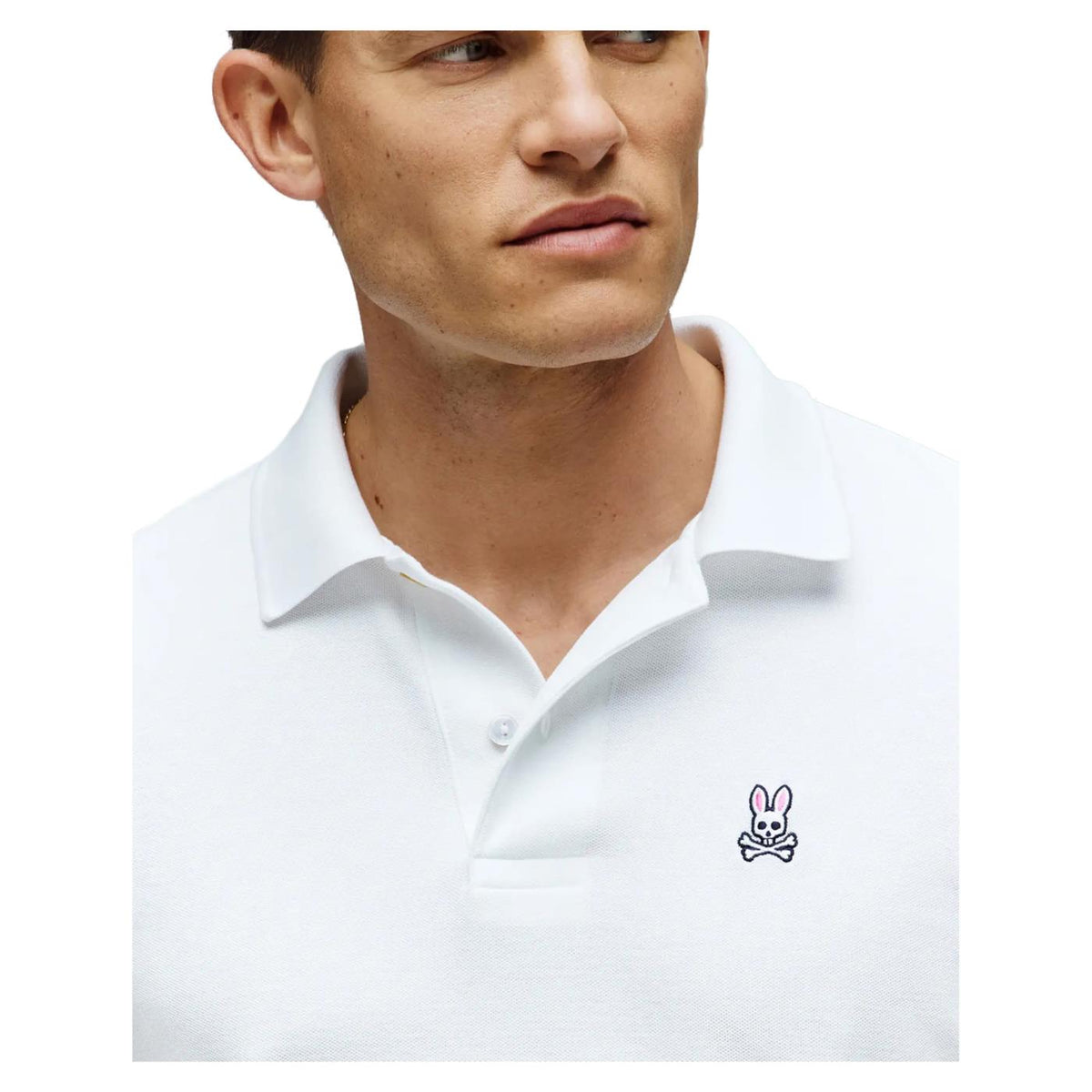 PSYCHO BUNNY CLASSIC POLO WHITE - Bianco - vista 2